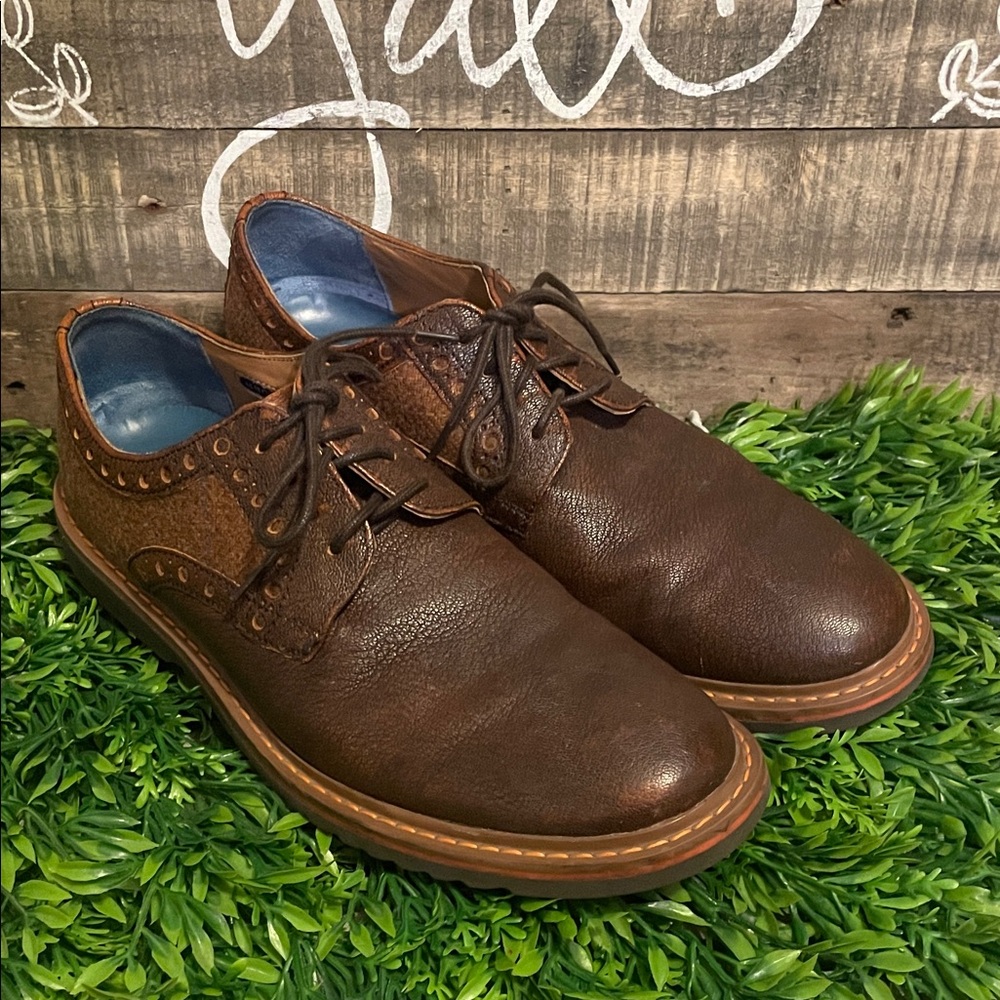 Robert Graham Dark Brown and Oxfords Shoes